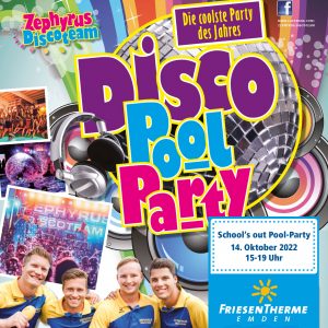 ZEPHYRUS Disco Pool-Party in der Friesentherme Emden