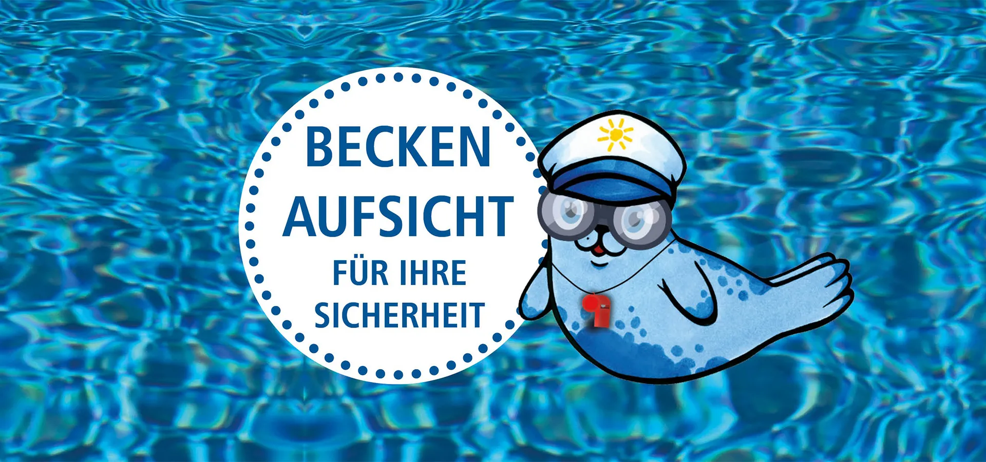 Maskottchen Frieso mit Fernglas und Trillerpfeife