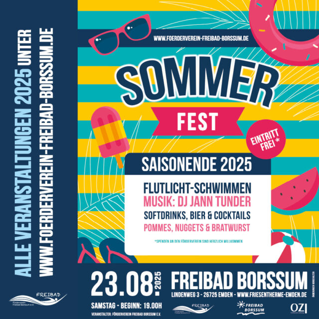 Sommerfest im Freibad Borssum